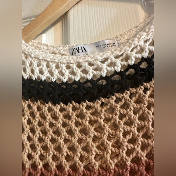 ZARA crochet short dress/tunic - Picture 2 of 2